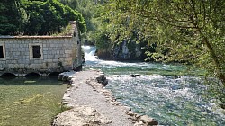 Wassermühle am Fluss